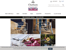 Tablet Screenshot of chatham.co.uk